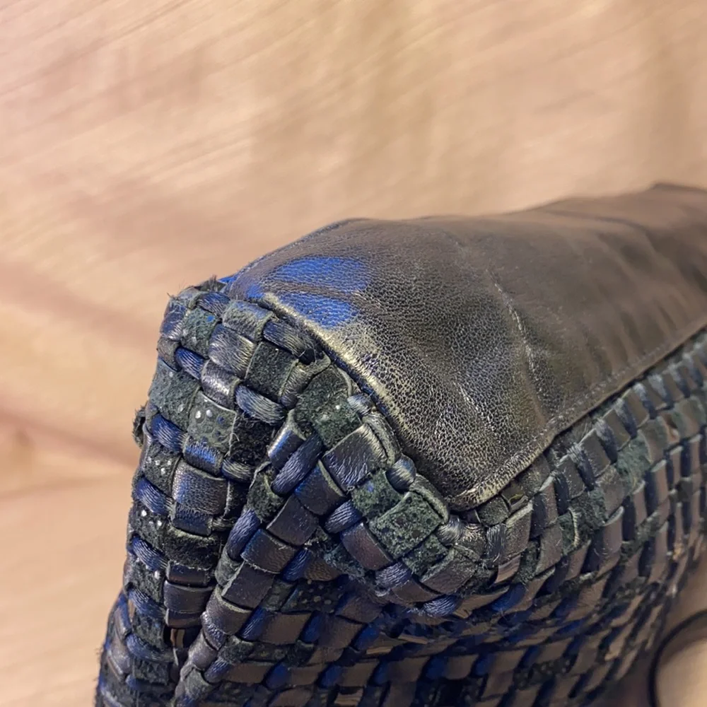 Sharif made in USA 🇺🇸 Intercciato woven leather